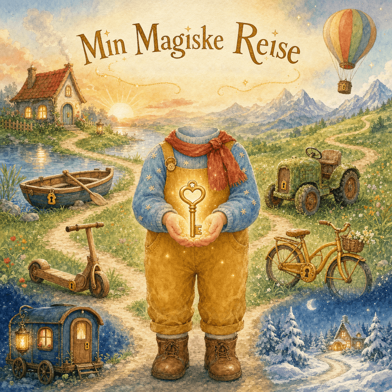 Tittelside fra Min magiske reise