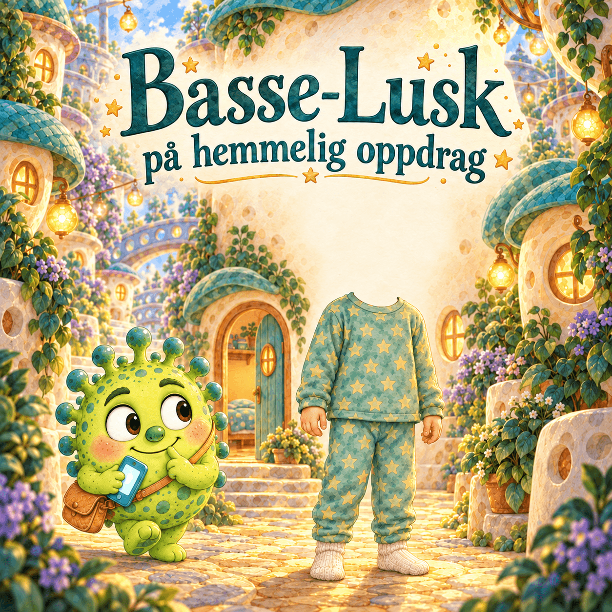Tittelside fra Basse-Lusk på hemmelig oppdrag